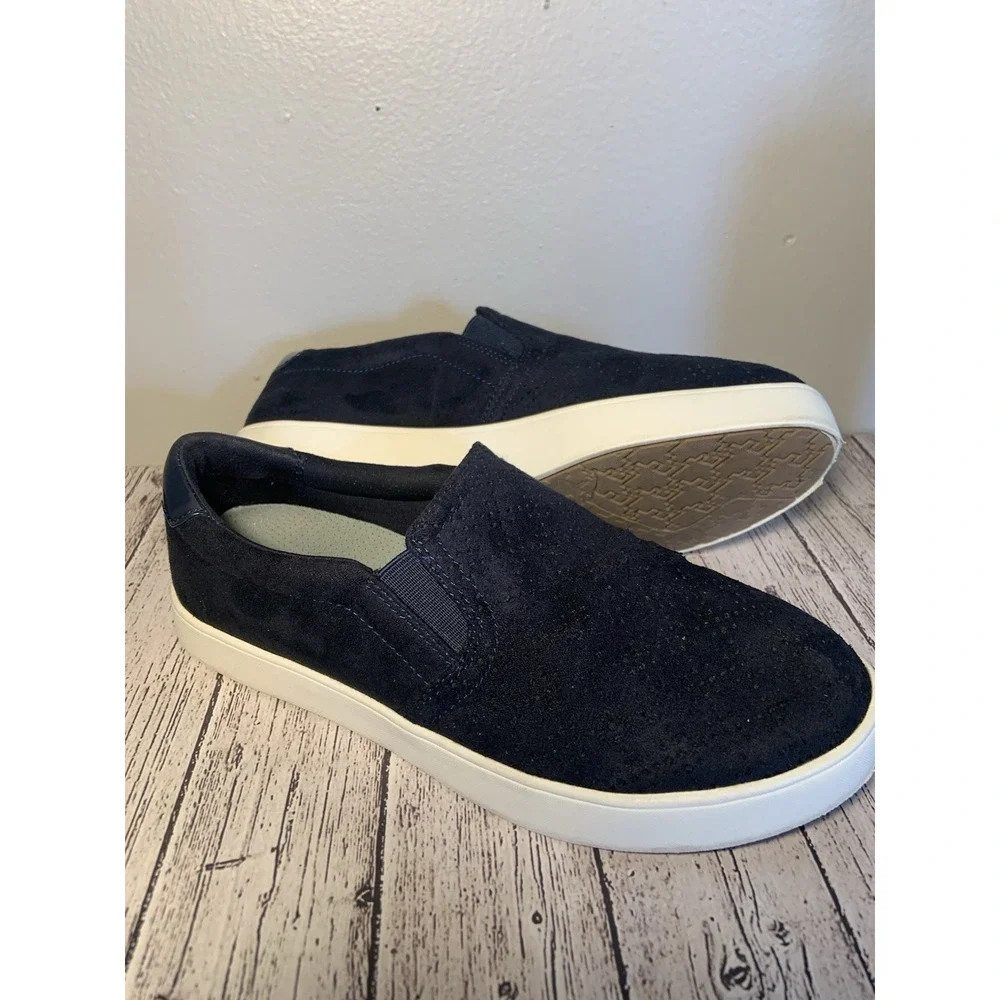 DR. SCHOLLS Be Free Energy Technology Slip On Madison Blue Shoe Women's Size 6.5